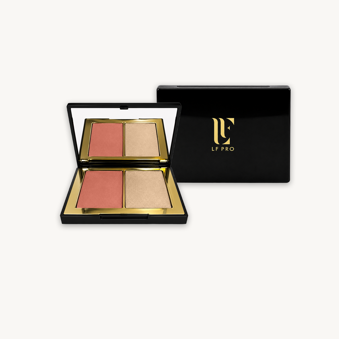 CREAM COLOR PEACH BLUSH E ILUMINADOR