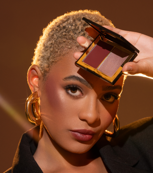 CREAM COLOR MERLOT BLUSH E ILUMINADOR